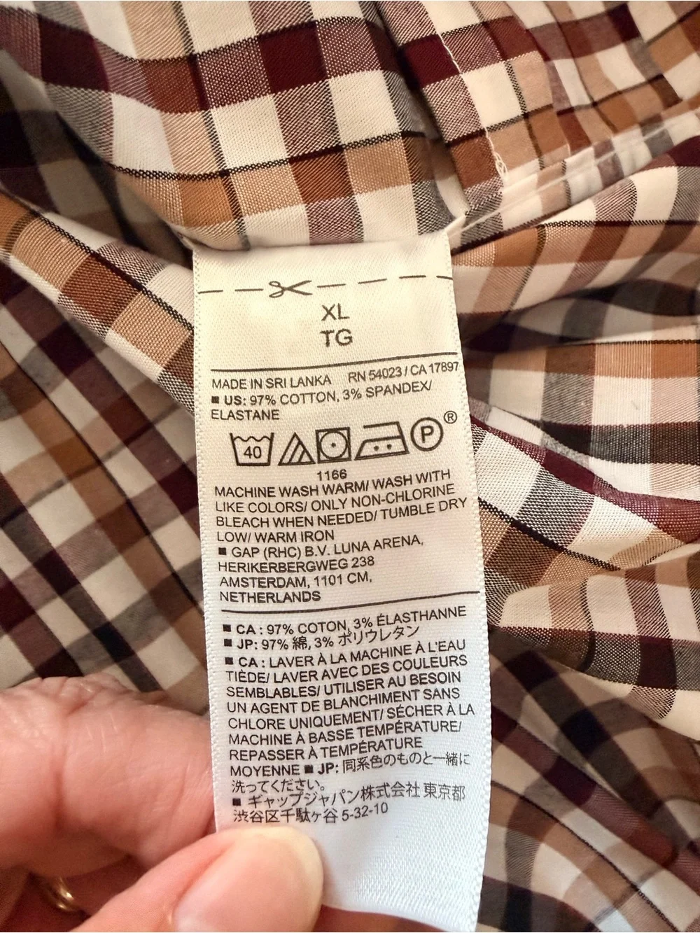 NWT Banana Republic Untucked Fit Cotton Shirt XL